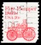 Postage stamp printed in United States shows Fire Pumper, 1860s, Transportation Issue serie, 20 c - United States cent, circa 1981