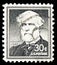 Postage stamp printed in United States shows General Robert E. Lee (1807-1870), American officer, Liberty Issue serie, 30 c -