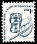 Postage stamp printed in United States shows Inkwell and Quill, Americana Issue serie, circa 1977