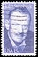Postage stamp printed in United States shows John Steinbeck 1902-1968 Novelist, Literary Arts Series serie, circa 1979
