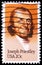 Postage stamp printed in United States shows Joseph Priestley 1733-1804, Discoverer of Oxygen, serie, circa 1983