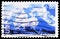 Postage stamp printed in United States shows Mountain McKinley, Landscapes serie, circa 2001
