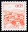 Postage stamp printed in Yugoslavia shows Krusevo, Tourism - Definitive Small serie, 0.05 din. - Yugoslav dinar, circa 1973