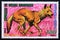 Postage stamp Republic of Equatorial Guinea 1974, Dingo, Canis lupus dingo