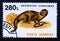 Postage stamp Romania, 1993. Egyptian Mongoose Herpestes ichneumon