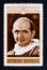 Postage stamp Rwanda, 1970. Pope Paul VI Vatican portrait