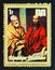 Postage stamp Rwanda, 1973. The apostles Saint Peter and Saint Paul by El Greco Painting