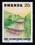 Postage stamp Rwanda, 1983. Anti-erosion barriers Campaign against Soil Erosion