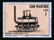 Postage stamp San Marino, 1964. Cog wheel Locomotive Murray Blenkinsop 1812