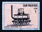 Postage stamp San Marino, 1964. Cog wheel Locomotive Murray Blenkinsop steam locomotive