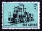 Postage stamp San Marino, 1964. Puffing Billy steam locomotive