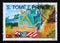 Postage stamp Sao Tome and pri­ncipe 1993. Small diesel locomotive