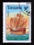 Postage stamp Tanzania, 1994, Caravelle ancient sailing ship