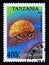 Postage stamp Tanzania, 1994. Crab Dromia vulgaris