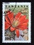 Postage stamp Tanzania, 1995. Rebutia Spegazziniana Cactus Flower