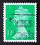 Postage stamp United Kingdom of Great Britain Northern Ireland, 1985. Queen Elizabeth II portrait