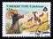 Postage stamp Uzbekistan 1996, Severtzov Argali, Ovis ammon severtzovi