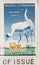 Postage Stamp Whooping Cranes