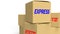 Postal boxes on white background  3d rendering for delivery content