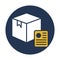 Postal, logistics, parcel, bill fully editable vector icon