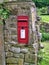 Postbox in Wycoller village in Lancashire