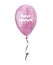 Postcard Birthday watercolor design congratulation invitation design Balloons Gift Stars Confetti