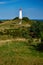 Postcard lighthouse on isle of Hiddensee