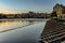 Postcard view of evening Prague panorama, capital of the Czech republic.Amazing European cityscape.Prague Castle,Charles Bridge,