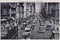 Postcard vintage. Black white postcard of 5th Street in New York from 1938, which was sent to Germany with a postmark date of