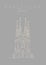 Poster Barcelona Sagrada Familia grey