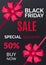 Poster Black Friday, Limited Promotion Vector