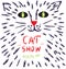 Poster for the cats show or vet advertisiment