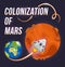 Poster of colonization of Mars