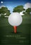 Poster Golf Champion Template Design