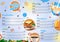 Poster Inscription Healthy Breakfast Menu 3d