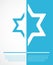 Poster of jewish sign of david star with place for