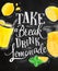 Poster lemonade chalk