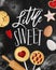 Poster little sweet chalk