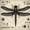 Poster of a mechanical dragonfly.