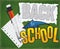 Poster with Mechanical Pencil for Back to School Season, Vector Illustration