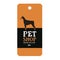 Poster Pet Shop Design label Doberman Vector Illustration