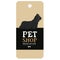 Poster Pet Shop Design label Skye terrier Geometric style