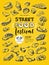 Poster for street food festival