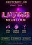 Poster template for ladies night out