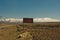 Poster and Turkish landscapes with snowy mountains in the background