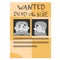 Poster wanted criminals. Illustration on the theme of the Wild West