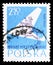 Postilion and stylized plane, 400th anniversary of Polish Post serie, circa 1958