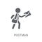 Postman icon. Trendy Postman logo concept on white background fr