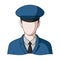 Postman.Mail and postman single icon in cartoon style vector symbol stock illustration web.