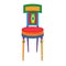Postmodern chair Directoire beautiful doodle